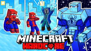 I Survived 1000 DAYS as ICE SPIDERMAN in HARDCORE Minecraft! - Spiderman Adventures Compilation