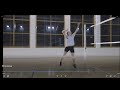 La rincorsa d'attacco nella pallavolo - Attack approach in volleyball