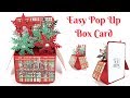 Pop Up Box Card Christmas Cards | Easy Christmas Pop Up Box Card