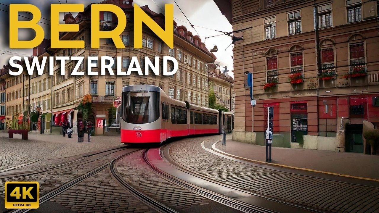 Walking Tour in Bern, Switzerland 🇨🇭 | Explore the Stunning Capital City in 4K 🚶‍♂️| with Captions