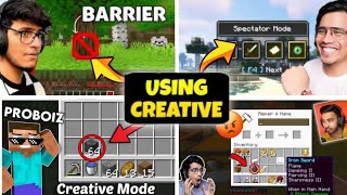 When Indian Gamers Use Creative Mode In Minecraft #Minecraft #Indian gamers