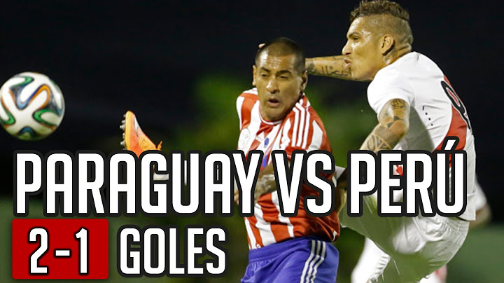 PARAGUAY VS PERU 2-1 GOLES DEL PARTIDO PARAGUAY PERU 14/11/14
