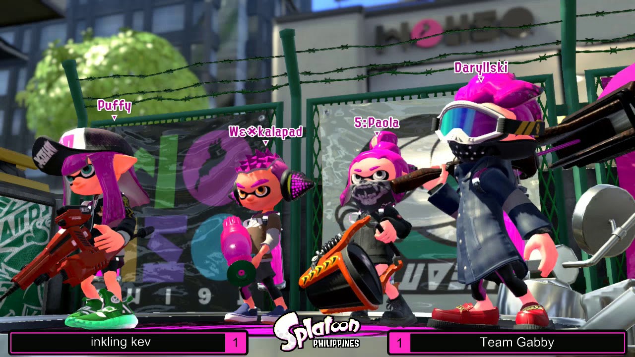 [ Splatoon PH 4.08.18 ] Splatoon 2 Tourney Inkling Kev Vs Team Gabby ...