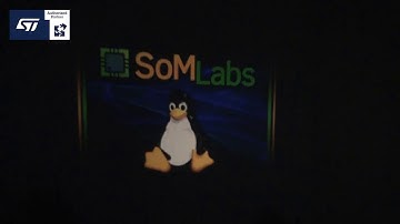 DLP projector as default system display for VisionSOM-STM32MP1