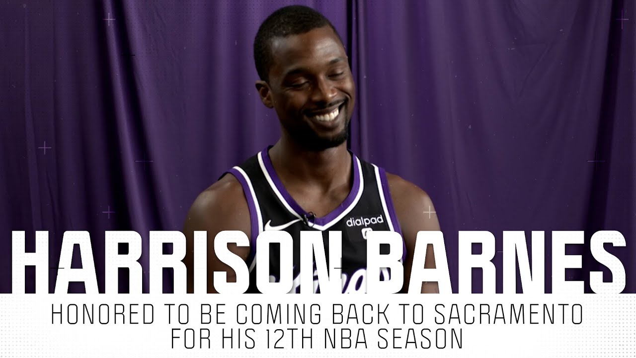 Harrison Barnes says he feels 'honored' to be back with the Kings - Sactown  Sports