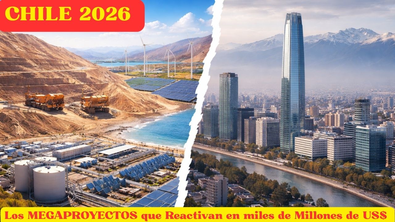 2026 Los MEGAPROYECTOS que Reactivan CHILE miles de Millones de US$   @CyberTubeNews