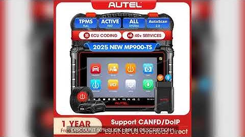 2025 Autel MaxiPRO MP900TS Scanner TPMS Diagnostic Tool ECU Coding, Ac Big Sale 70%