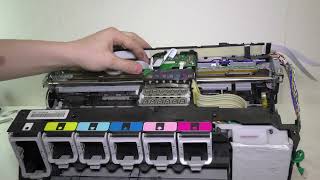 картинка: Разборка принтера HP Photosmart C7280, поиск неисправностей C6180, C7250, С6150.