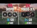 RX 9070 vs RX 7900 XTX | Test in 7 Games