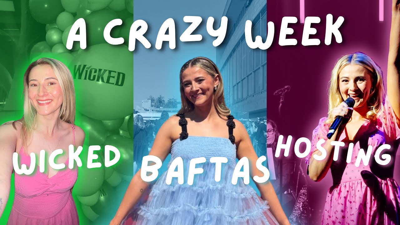 vlog: my FIRST BAFTAs, press nights and driving in central London😱💘🎭