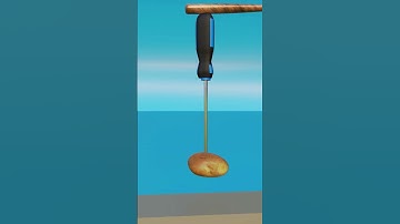 Why does this potato goes up?#3danimation #science #scienceexperiments