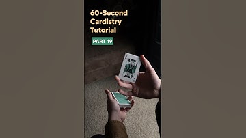 Beginner Cardistry // 60-Second Tutorial – Part 19 #cardistry #magic #cardtrick #howto