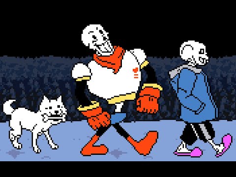 UNDERTALE: SANS AND PAPYRUS GENOCIDE BATTLE [RECREATION] by Team Darkness  Krzysiu #Dead Man Walking - Game Jolt