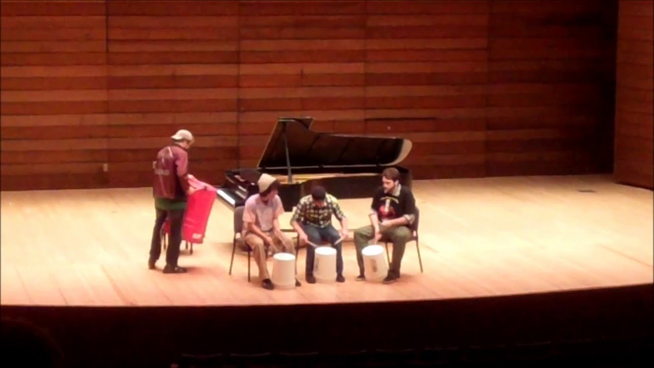 Just Buckets for Percussion Ensemble, Brian Justison Southern Oregon