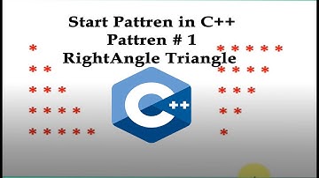 Patterns in C++ using nested_for Loop|How to draw Right angle Triangle Shape using Loops(Urdu&Hindi)