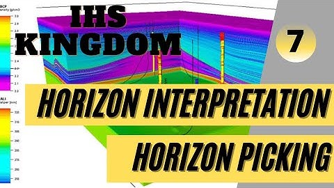 Horizon Picking in IHS Kingdom Software | Seismic Interpretation