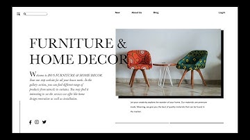 Making a Webpage Mockup in Adobe XD 2021 Part 2 | Furniture and Home Decor Website Mockup