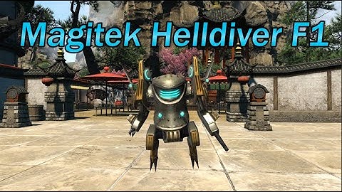 FFXIV: Megitek Helldiver F1 Minion