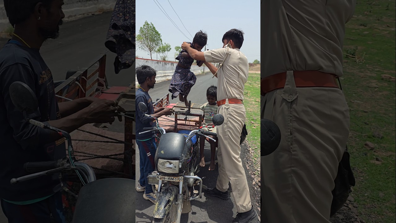 भाई बहुत परेशान था 😍🫂#youtubeshorts #foryou #tranding #cops #help #for #shorts #poor #motivation