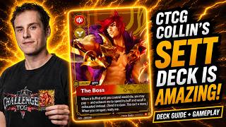 CTCG Collin's Sett Deck Is INSANE! (Deck Guide + Gameplay)