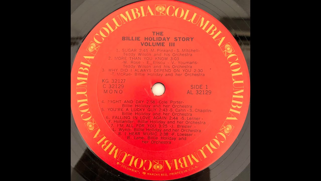 The Billie Holiday Story Volume III-3 / C 32129 A - YouTube