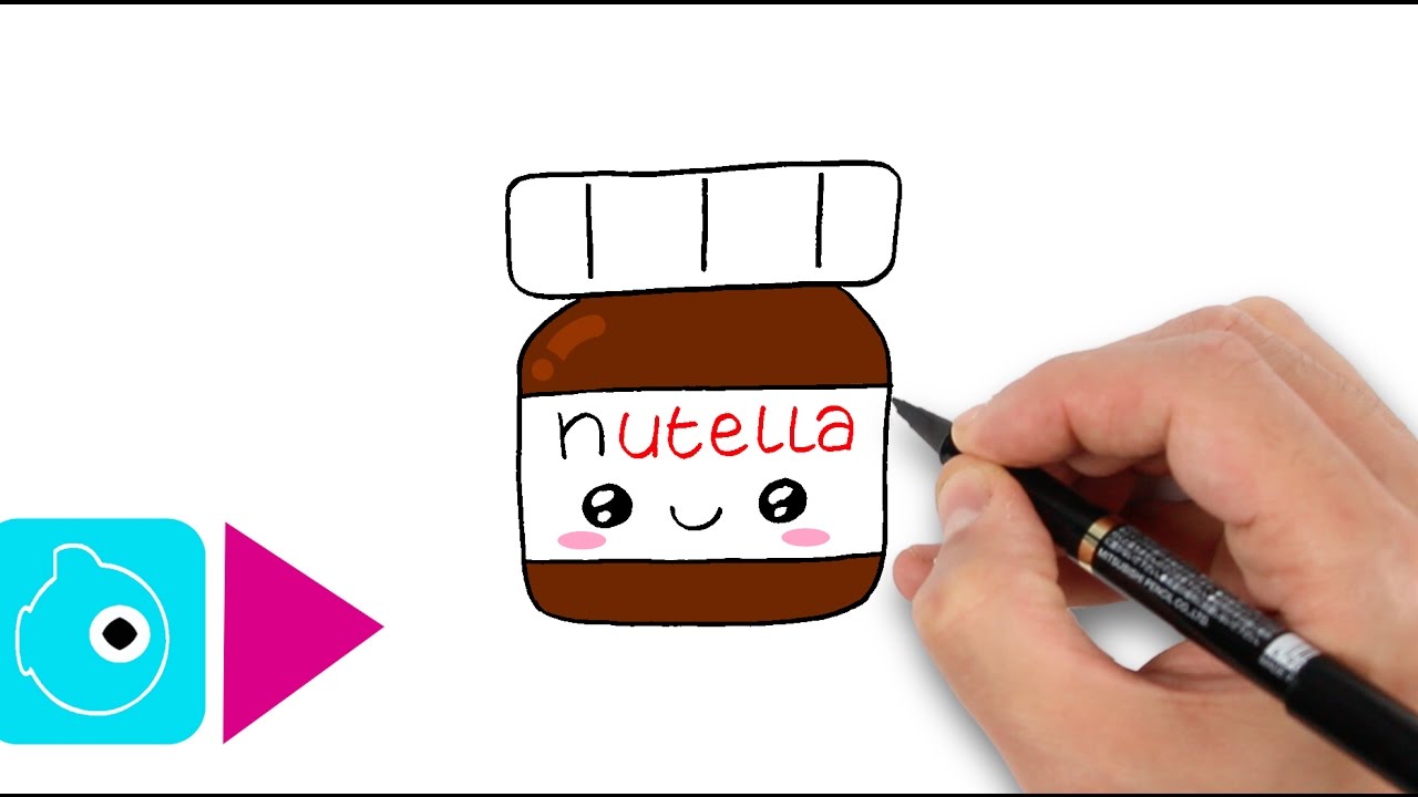 Comment Dessiner Un Pot De Nutella Kawaii Apprendre à Dessiner Dessins Kawaii Facile