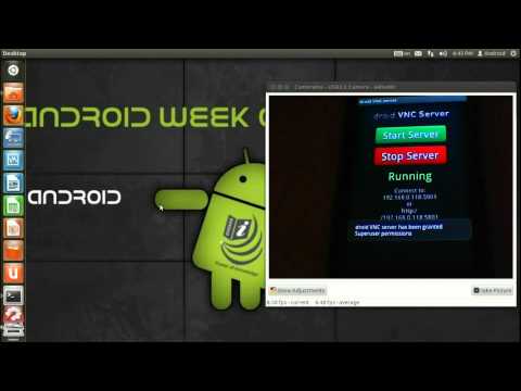 Control your android phone using VNC
