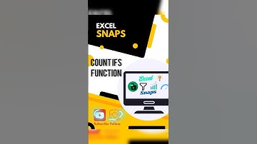 How to use COUNTIFS in Excel | COUNTIFS in Excel |  #excel #dataextractor #excelfunction #countif