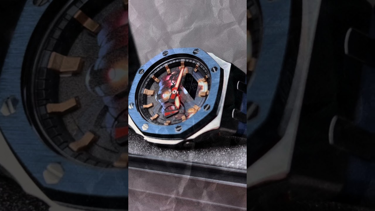 G-Shock кастом Железный человек 