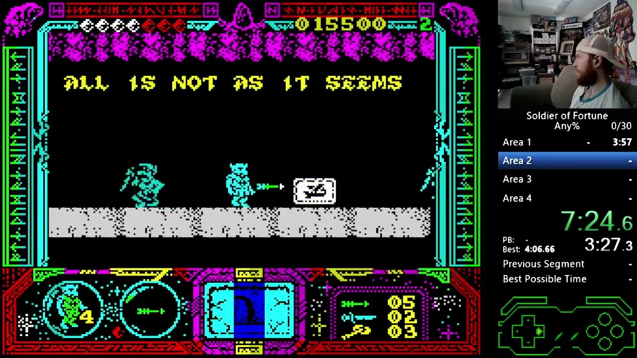 SOLDIER OF FORTUNE　PLATINUM EDITION レア Soldier of Fortune (ZX Spectrum) Any% 18:03 - YouTube