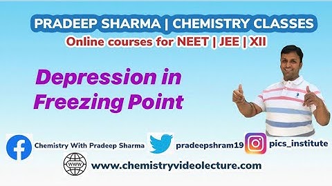 #9 Depression in freezing point || NEET || JEE mains || JEE Advance