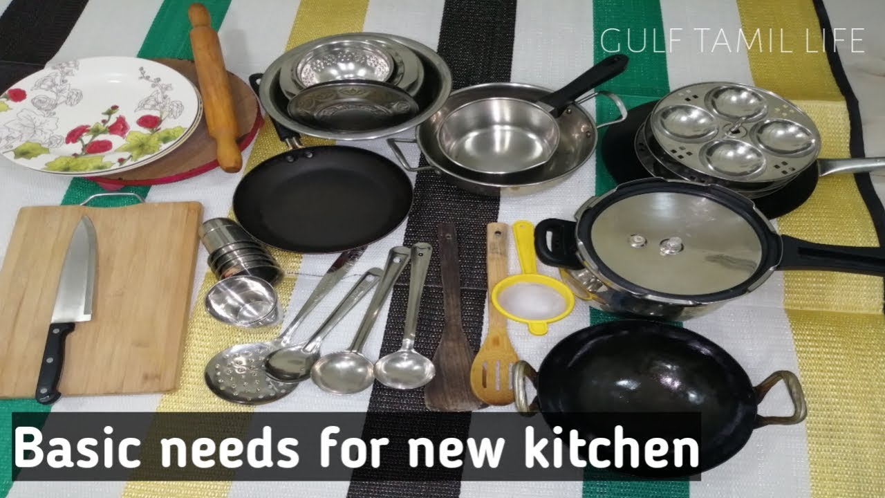 Basic Utensils For Indian Kitchen