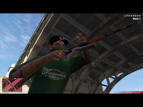GTA 5 - Police Station Attack + Six Star Escape