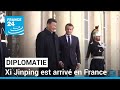 Le prsident chinois xi jinping est arriv en france pour une visite officielle  france 24