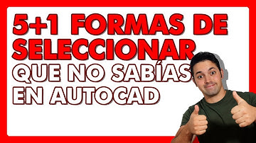 🔥 Cómo SELECCIONAR en AutoCAD de 5 FORMAS [ +1 TRUCAZO para trabajar más RÁPIDO✅ ]
