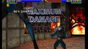 Mortal Kombat 4 - Quan Chi 11 hits 55% (Spiked Mace)