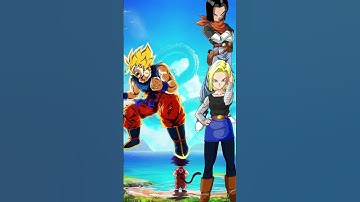 who is strongest | Goku vs Android 17 and Android 18 #dbs #anime #short
