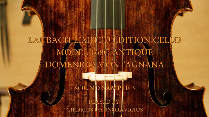 LAUBACH Cello Limited Edition model Domenico Monta...