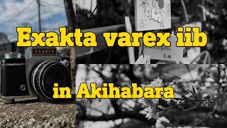 Using Exakta Varex iib for street photography in Akihabara - YouTube