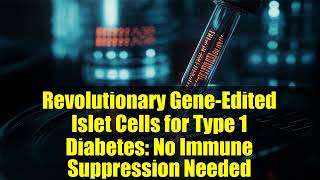 Revolutionary Gene Edited Islet Cells for Type 1 Diabetes   No Immune Suppression Needed