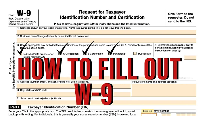 How to complete IRS W9 Form | W 9 Form with examples