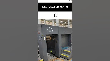 Buy Used Manroland - R 706 LV 8 Color Sheetfed/Offset machine @machinedalal