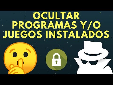 Video: Cómo Ocultar Un Programa Instalado