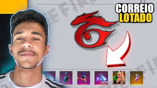 FIQUEI MUITO TEMPO SEM ABRIR O FREE FIRE E GANHEI VÁRIOS ITENS DA GARENA!!