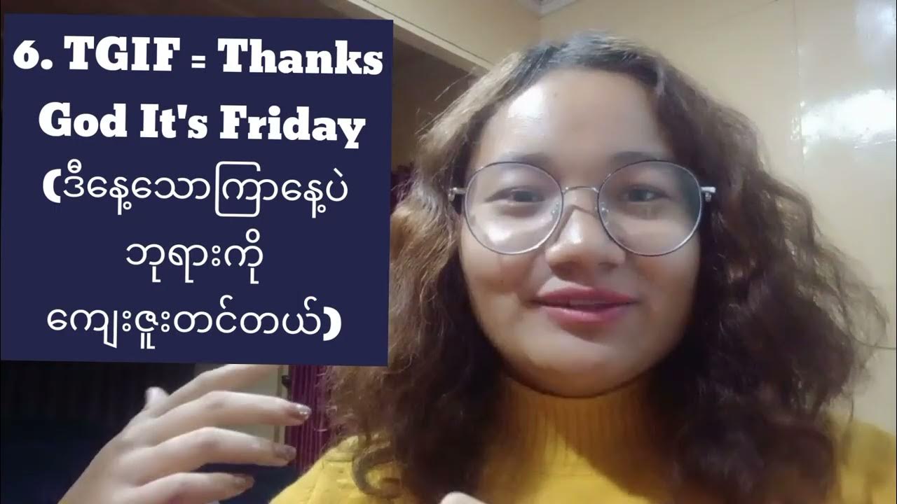 ZOMI Daily English Learning ( FYI a cih ciang bangh?) YouTube