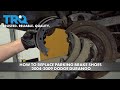 How to Replace Parking Brake Shoes 2004-09 Dodge Durango