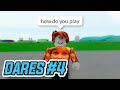 DARES IN ROBLOX #4 (50,000 Subscribers)