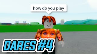 DARES IN ROBLOX #4 (50,000 Subscribers)