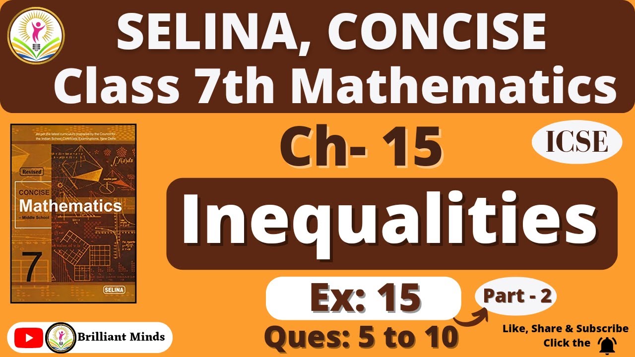 class-7th-icse-selina-math-ch-15-inequalities-ex-15-ques-5-to-10
