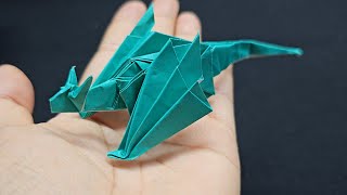 I created a paper Dragon just like in a science fiction movie